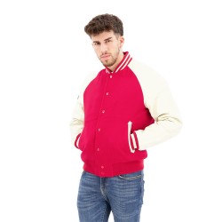 яке,мъжки,якета,superdry,college,varsity,bomber,jacket,red
