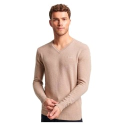 тениска,мъжки,тениски,superdry,essential,long,sleeve,t,shirt,oatmeal,grey,marl,(beige)