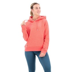 суичър,дамски,блузи,superdry,essential,logo,hoodie,bright,coral,marl,(orange)
