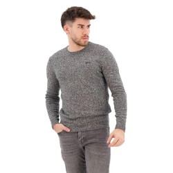 блуза,мъжки,пуловери,superdry,essential,slim,fit,sweater,dark,charcoal,jaspe,(grey)