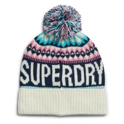 шапка,всички,шапки,superdry,fairisle,beanie,multicolor,(ecru)