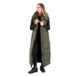 потник,дамски,жилетки,superdry,ripstop,longline,down,vest,green,(khaki,grid)
