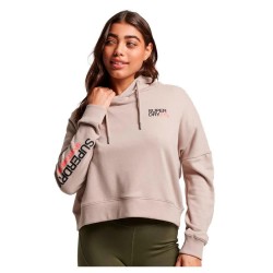 суичър,дамски,блузи,superdry,sportswear,logo,boxy,hoodie,warm,grey,(beige)