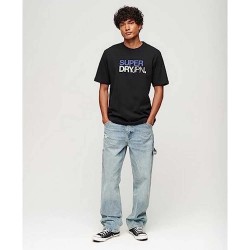 тениска,мъжки,тениски,superdry,sportswear,logo,loose,short,sleeve,t,shirt,black
