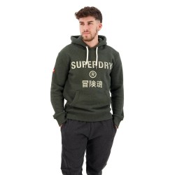 суичър,мъжки,пуловери,superdry,workwear,logo,vintage,hoodie,green,(dark,olive,marl)