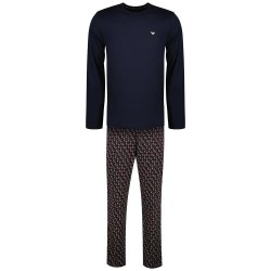 пижама,мъжки,пижами,emporio,armani,111791,long,sleeve,pyjama,st.marine,marine,(blue)
