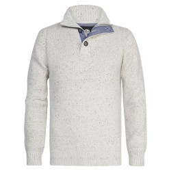 блуза,мъжки,пуловери,petrol,industries,226,sweater,antique,white,melee,(white)