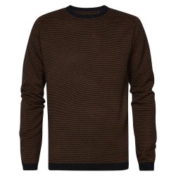 блуза,мъжки,пуловери,petrol,industries,238,sweater,brown