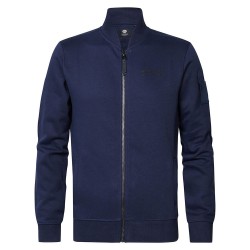 блуза,мъжки,пуловери,petrol,industries,335,full,zip,sweatshirt,blue