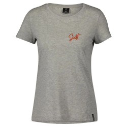 тениска,дамски,тениски,scott,casual,short,sleeve,t,shirt,grey,melange,(grey)