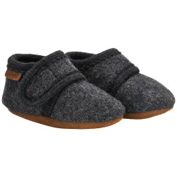 бебешки,пантофи,детски,сандали,и,чехли,enfant,baby,wool,slippers,dark,grey,melange,(grey)