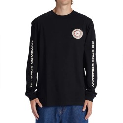 тениска,мъжки,тениски,dc,shoes,old,head,long,sleeve,t,shirt,black
