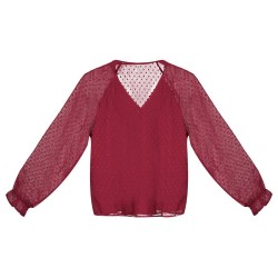 тениска,дамски,тениски,jdy,dolly,long,sleeve,v,neck,t,shirt,red,(purple,potion)