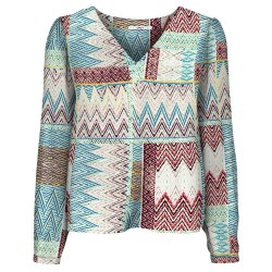тениска,дамски,тениски,only,alma,life,poly,long,sleeve,v,neck,t,shirt,multicolor,(molten,lava,aop,389,zigzag,rhombus)