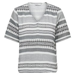 риза,с,къс,ръкав,дамски,блузи,дамски,ризи,only,nora,short,sleeve,shirt,grey,(black,aop,new,partisan)