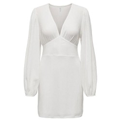 рокля,дамски,поли,и,рокли,only,venice,long,sleeve,dress,white,(bright,white)