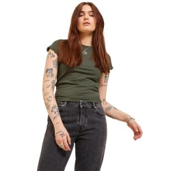 тениска,дамски,тениски,jack,&,jones,gigi,stitch,str,short,sleeve,t,shirt,green,(dusty,olive)