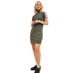 рокля,дамски,поли,и,рокли,jack,&,jones,wood,slim,short,sleeve,short,dress,green,(dusty,olive,stripes,white,jjxx,logo)