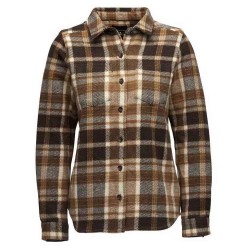 риза,с,дълъг,ръкав,дамски,блузи,дамски,ризи,black,diamond,project,heavy,flannel,long,sleeve,shirt,bark,brown,off,white,plaid,(brown)