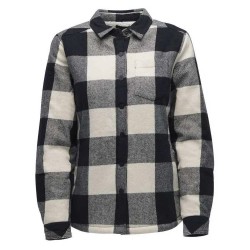 риза,с,дълъг,ръкав,дамски,блузи,дамски,ризи,black,diamond,project,lined,flannel,long,sleeve,shirt,black,off,white,plaid,(multicolor)