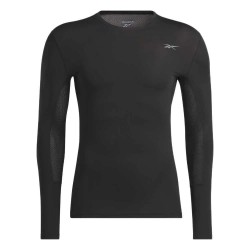 тениска,мъжки,тениски,reebok,comp,long,sleeve,t,shirt,black,(black)