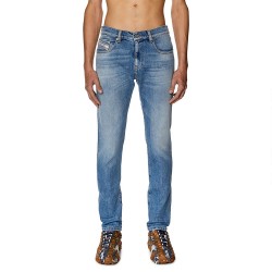 дънки,мъжки,панталони,diesel,09f81,2019,strukt,jeans,blue