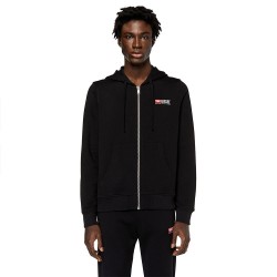 блуза,мъжки,пуловери,diesel,ginn,full,zip,sweatshirt,black
