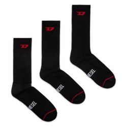 чорапи,мъжки,чорапи,diesel,skm,ray,socks,3,pairs,black