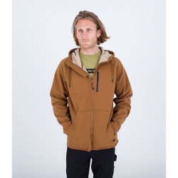 суичър,мъжки,пуловери,hurley,cabrillo,heat,full,hoodie,brown