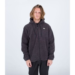 блуза,мъжки,пуловери,hurley,canyon,burrito,full,zip,sweatshirt,grey