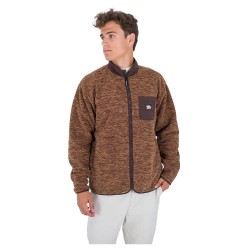блуза,мъжки,пуловери,hurley,woodland,burrito,full,zip,sweatshirt,brown,(earthstone)