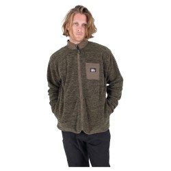 блуза,мъжки,пуловери,hurley,woodland,burrito,full,zip,sweatshirt,green