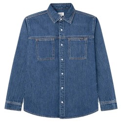 риза,с,дълъг,ръкав,детски,ризи,pepe,jeans,ceder,long,sleeve,shirt,blue