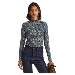 тениска,дамски,тениски,pepe,jeans,cher,long,sleeve,high,neck,t,shirt,multi,(multicolor)