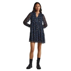 рокля,дамски,поли,и,рокли,pepe,jeans,ikaia,long,sleeve,dress,green