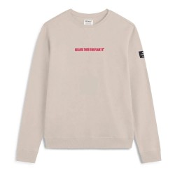 блуза,дамски,блузи,ecoalf,disaalf,sweatshirt,washed,stone,(beige)