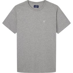 мъжко,бельо,hackett,classic,short,sleeve,base,layer,marl,grey,(grey)