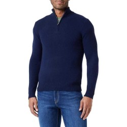 блуза,мъжки,пуловери,hackett,hm703022,half,zip,sweater,navy,(blue)