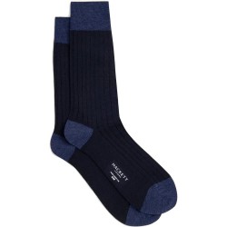 чорапи,мъжки,чорапи,hackett,merino,long,socks,navy,(blue)