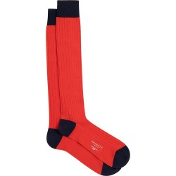 чорапи,мъжки,чорапи,hackett,merino,long,socks,red