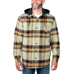 яке,мъжки,якета,carhartt,flannel,sherpa,lined,jacket,brown