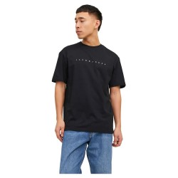 тениска,мъжки,тениски,jack,&,jones,12234746,star,short,sleeve,t,shirt,black