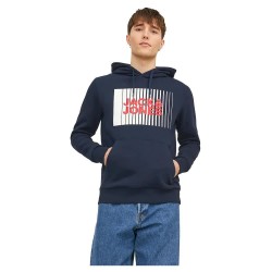 сако,мъжки,пуловери,jack,&,jones,corp,logo,play,hoodie,navy,blazer,(blue)