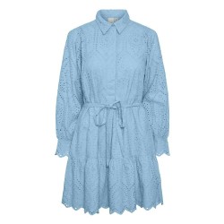 рокля,дамски,поли,и,рокли,yas,holi,long,sleeve,short,dress,blue