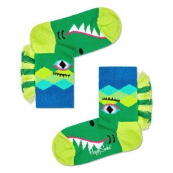 чорапи,детски,чорапи,happy,socks,crazy,crocodile,socks,green,(multicolor)