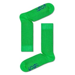 чорапи,мъжки,чорапи,happy,socks,hs606,r,solid,rib,socks,green,(multicolor)
