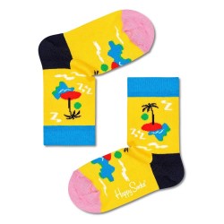 чорапи,детски,чорапи,happy,socks,island,in,the,sun,socks,yellow,(multicolor)