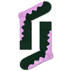 чорапи,мъжки,чорапи,happy,socks,pink,wave,socks,black,purple,pink,(multicolor)
