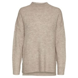 блуза,дамски,пуловери,дамски,плетени,дрехи,vero,moda,lefile,tall,sweater,beige,(birch,detail,w.,melange)