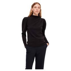 дамски,блузи,дамски,ризи,selected,fenja,long,sleeve,blouse,black